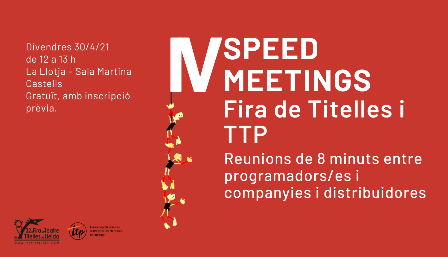 Abierta la convocatoria para participar a los IV Speed Meetings a la Fira de Titelles de Lleida.